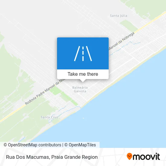 Rua Dos Macumas map