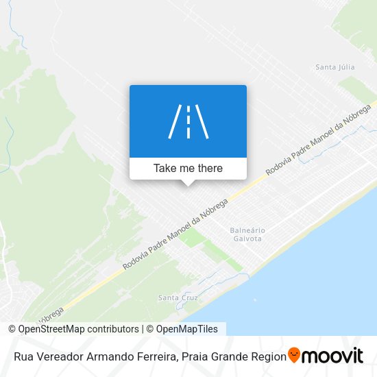 Rua Vereador Armando Ferreira map