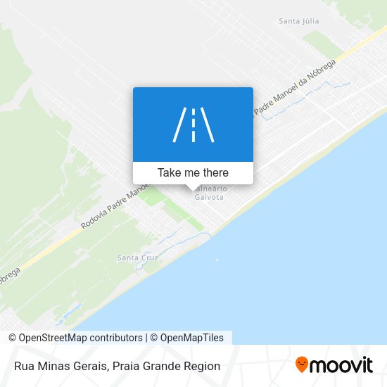 Rua Minas Gerais map