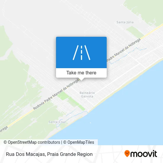 Rua Dos Macajas map
