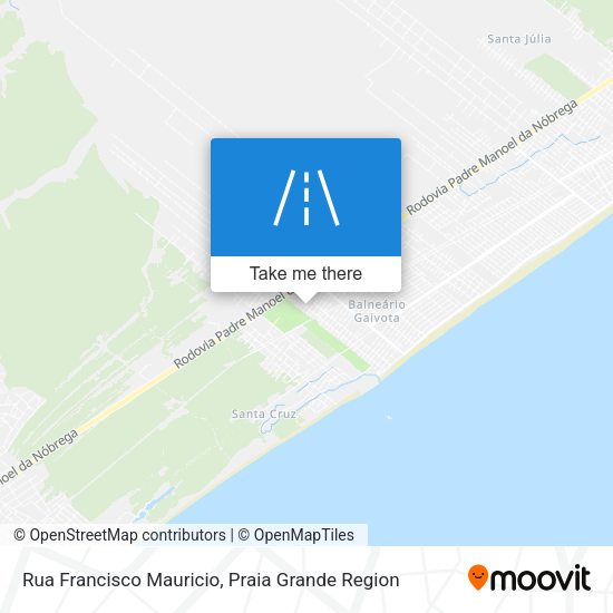 Rua Francisco Mauricio map