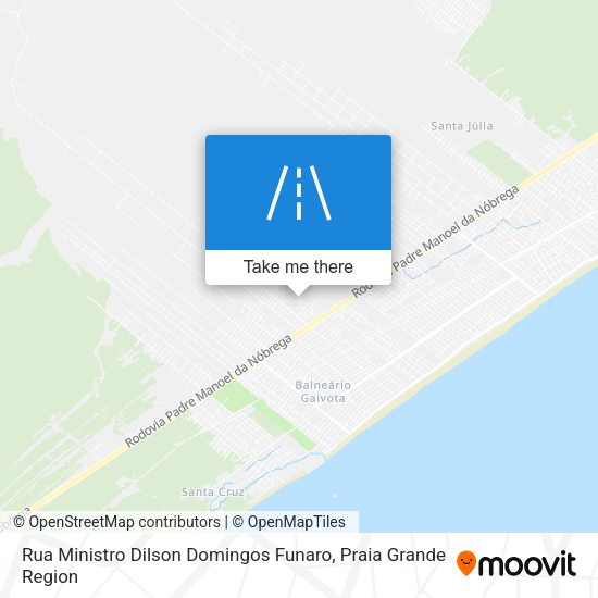 Rua Ministro Dilson Domingos Funaro map