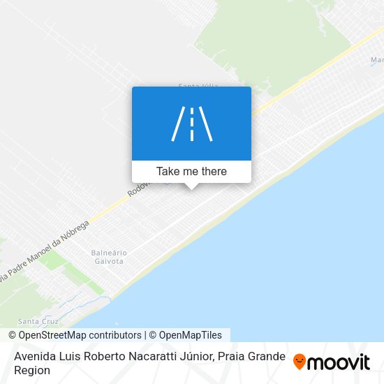 Avenida Luis Roberto Nacaratti Júnior map