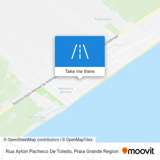 Rua Ayton Pacheco De Toledo map