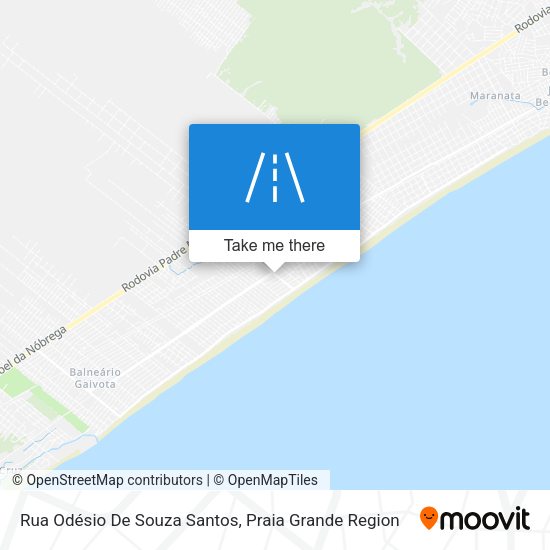 Rua Odésio De Souza Santos map