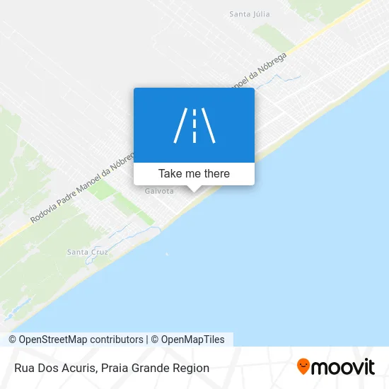 Rua Dos Acuris map
