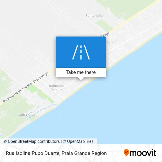 Rua Isolina Pupo Duarte map