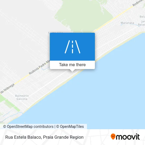 Rua Estela Balaco map