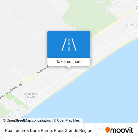 Rua Iracema Dona Rumo map