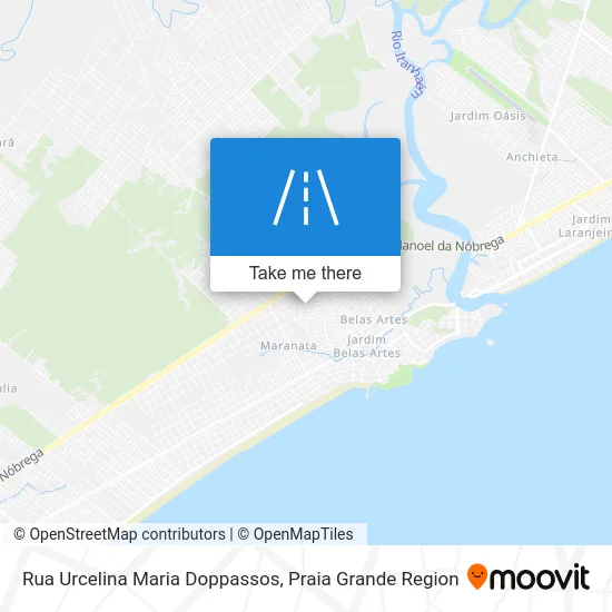Rua Urcelina Maria Doppassos map