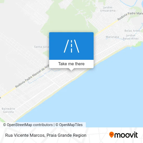 Rua Vicente Marcos map