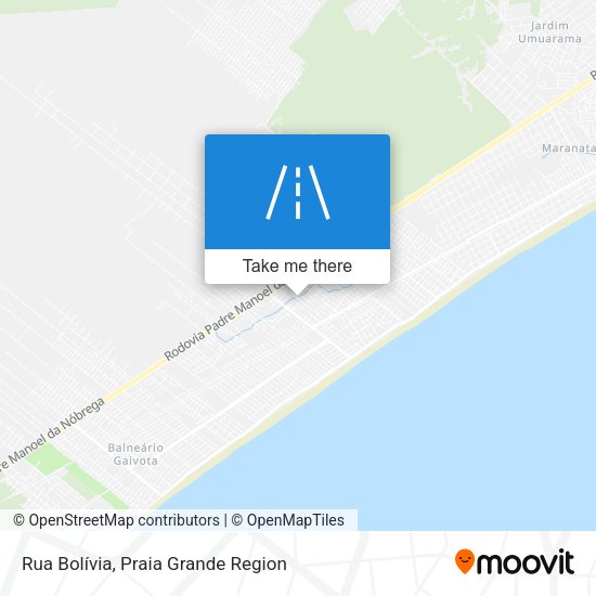 Rua Bolívia map