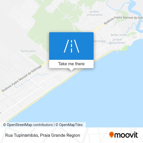 Rua Tupinambás map