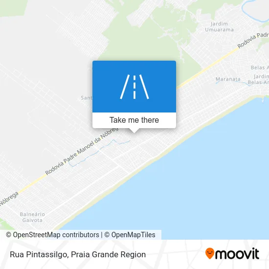 Rua Pintassilgo map