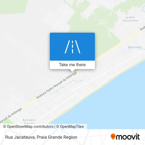 Rua Jacatauva map