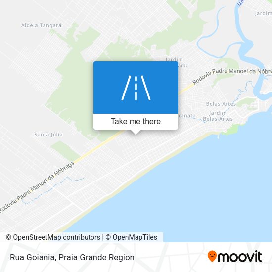 Rua Goiania map