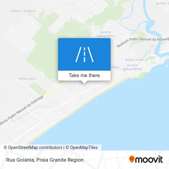 Rua Goiania map