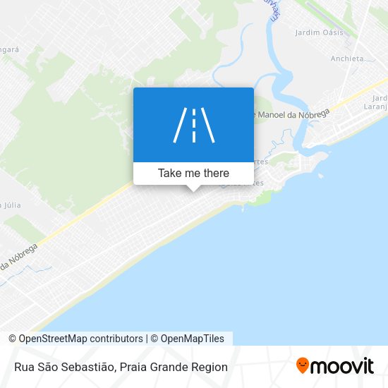 Rua São Sebastião map