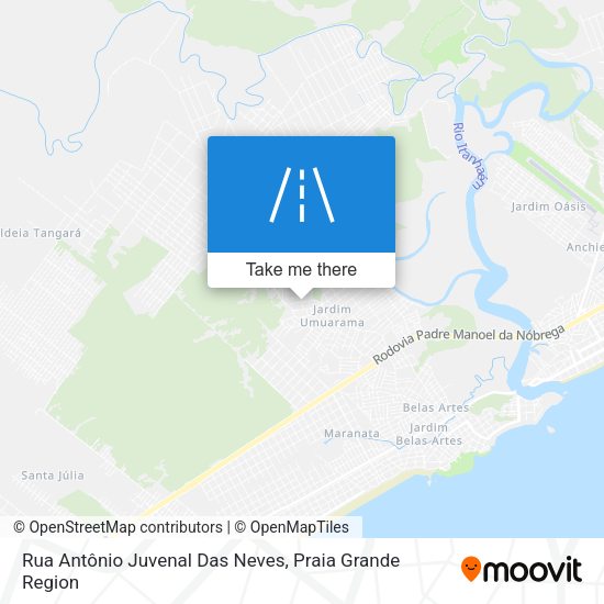Rua Antônio Juvenal Das Neves map