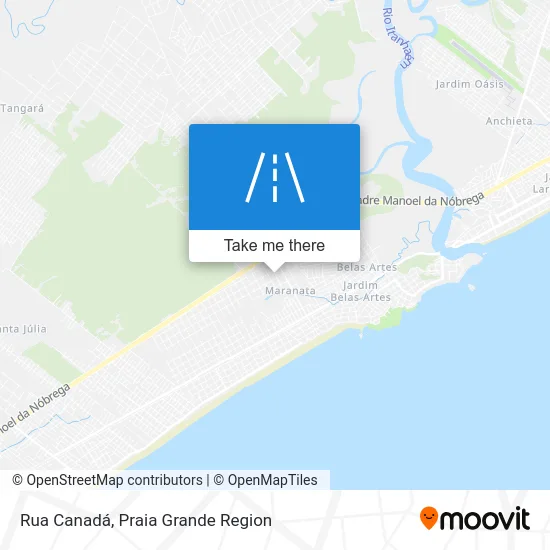 Rua Canadá map