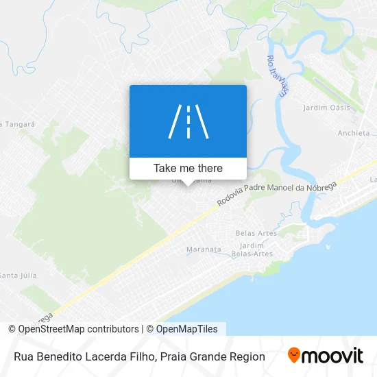 Rua Benedito Lacerda Filho map