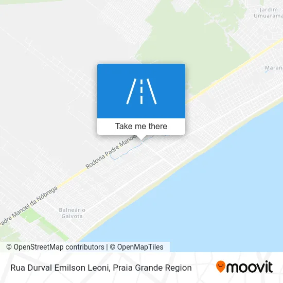 Rua Durval Emilson Leoni map