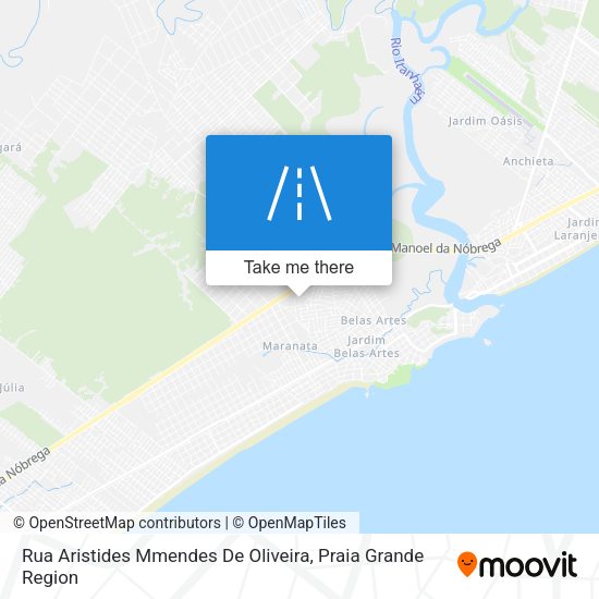 Rua Aristides Mmendes De Oliveira map