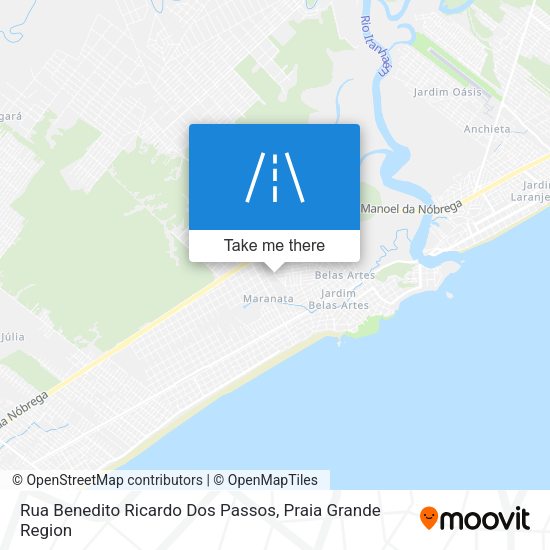Rua Benedito Ricardo Dos Passos map