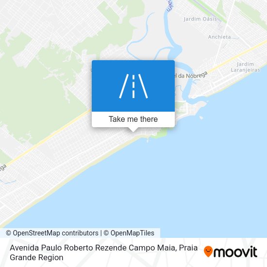 Avenida Paulo Roberto Rezende Campo Maia map