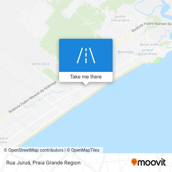 Rua Juruá map