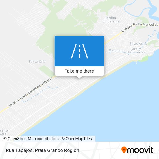 Rua Tapajós map