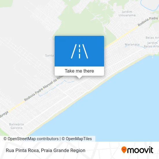 Rua Pinta Roxa map