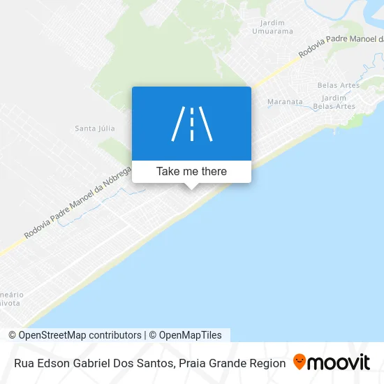 Rua Edson Gabriel Dos Santos map