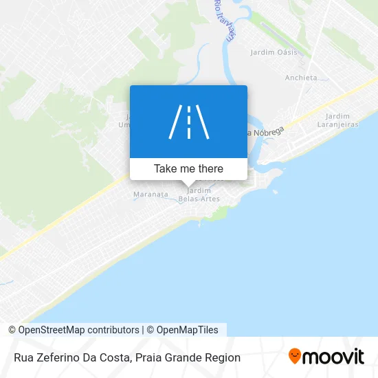 Rua Zeferino Da Costa map