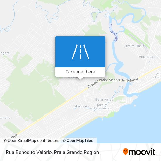 Rua Benedito Valério map