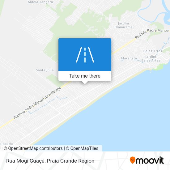 Rua Mogi Guaçú map