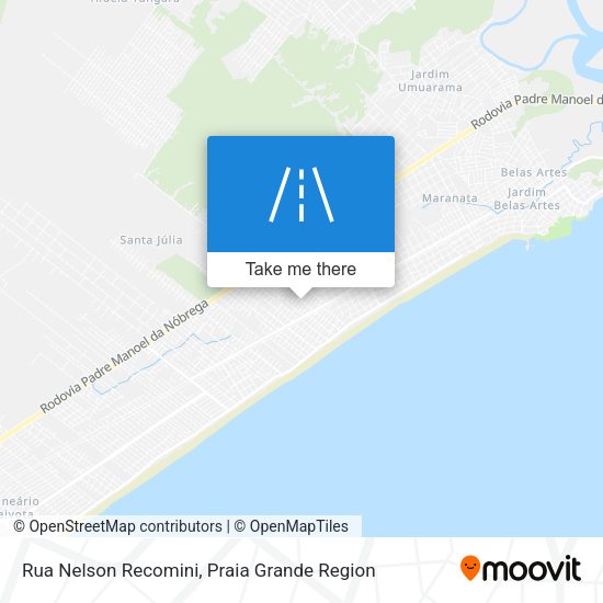 Rua Nelson Recomini map