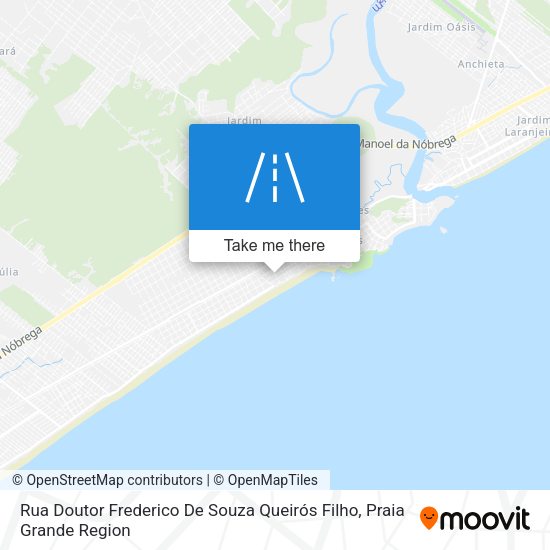 Rua Doutor Frederico De Souza Queirós Filho map