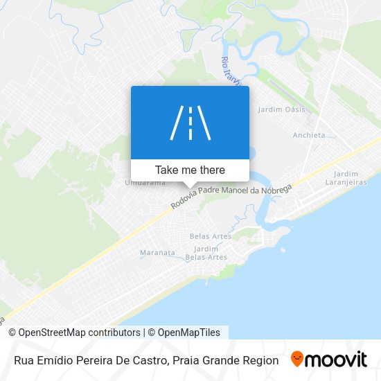 Rua Emídio Pereira De Castro map