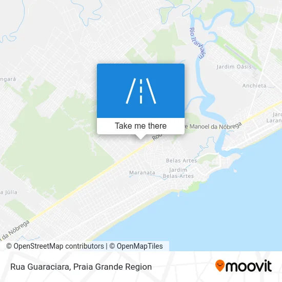 Rua Guaraciara map