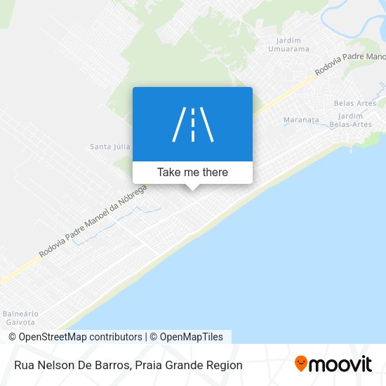 Rua Nelson De Barros map