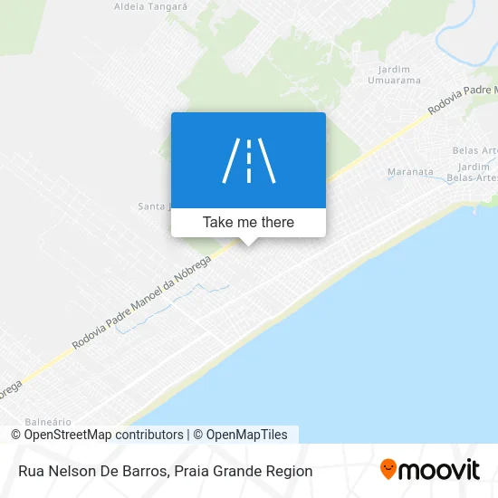 Rua Nelson De Barros map