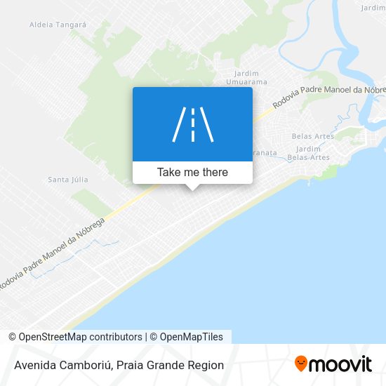 Avenida Camboriú map