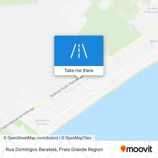 Rua Domingos Baratela map