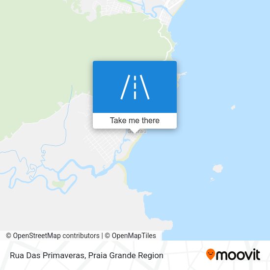 Rua Das Primaveras map