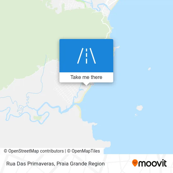 Rua Das Primaveras map