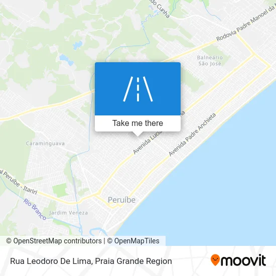 Rua Leodoro De Lima map
