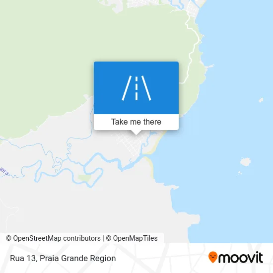 Rua 13 map