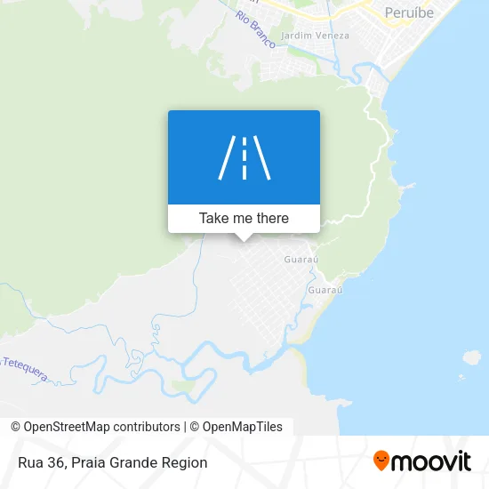 Rua 36 map
