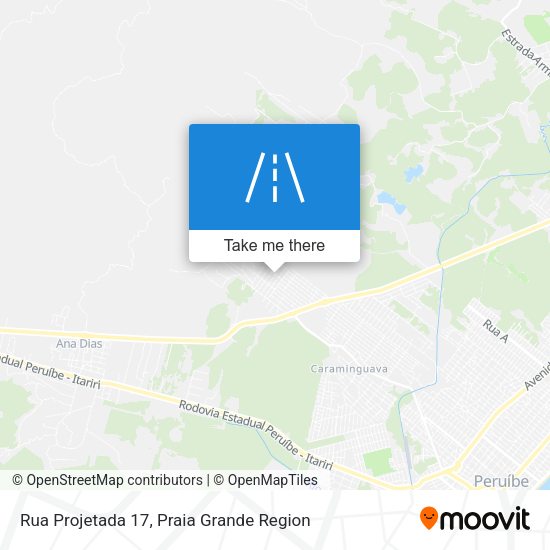 Rua Projetada 17 map